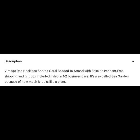 Vintage Sea Garden Red Coral Necklace - Picture 5 of 5